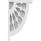 Ekena Millwork Classic Wagon Wheel Architectural Grade PVC Corbel, 1 7/8"W X 6"D X 10"H CORP01X06X10CW - alternate 2